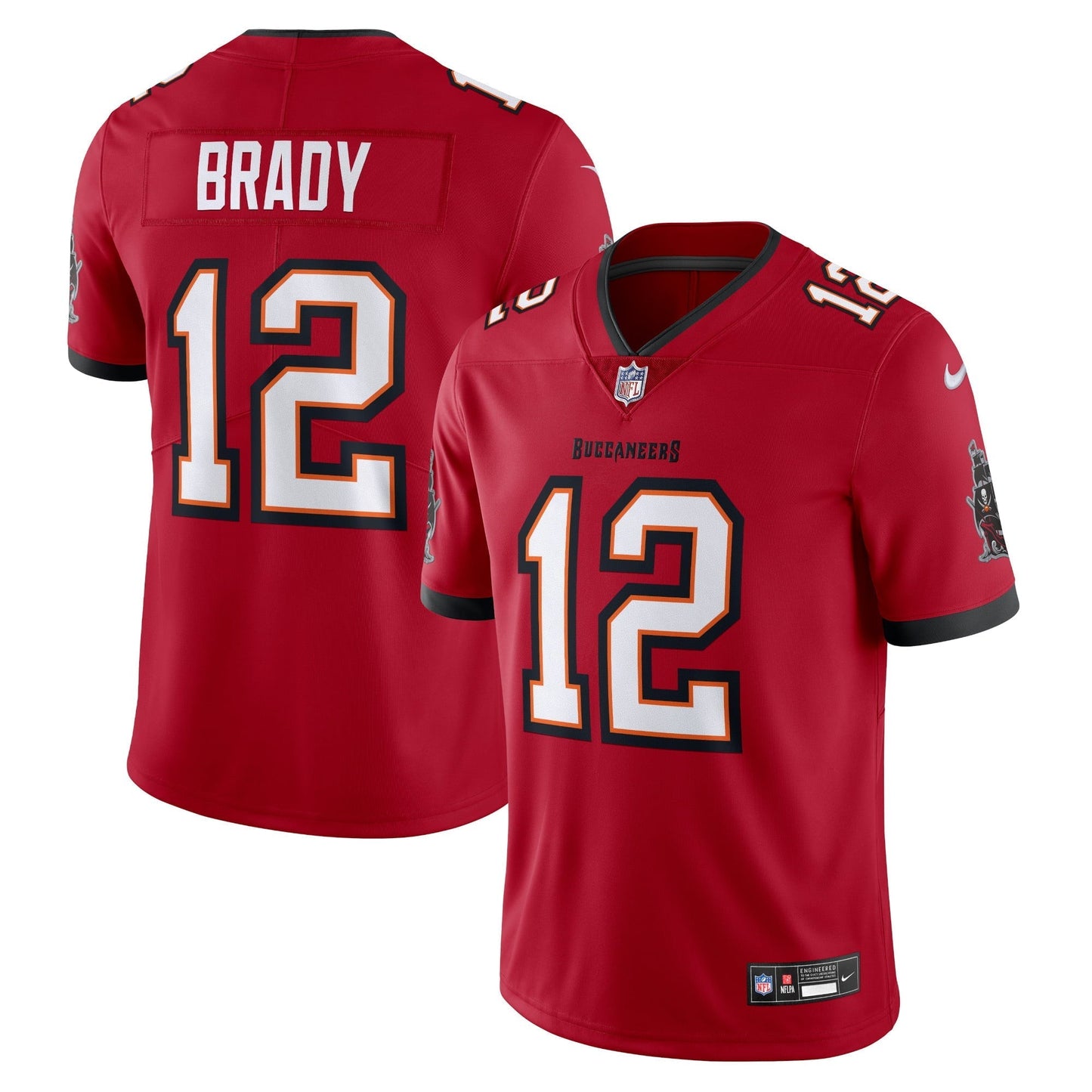 Men's Nike Tom Brady Red Tampa Bay Buccaneers  Vapor Untouchable Limited Jersey