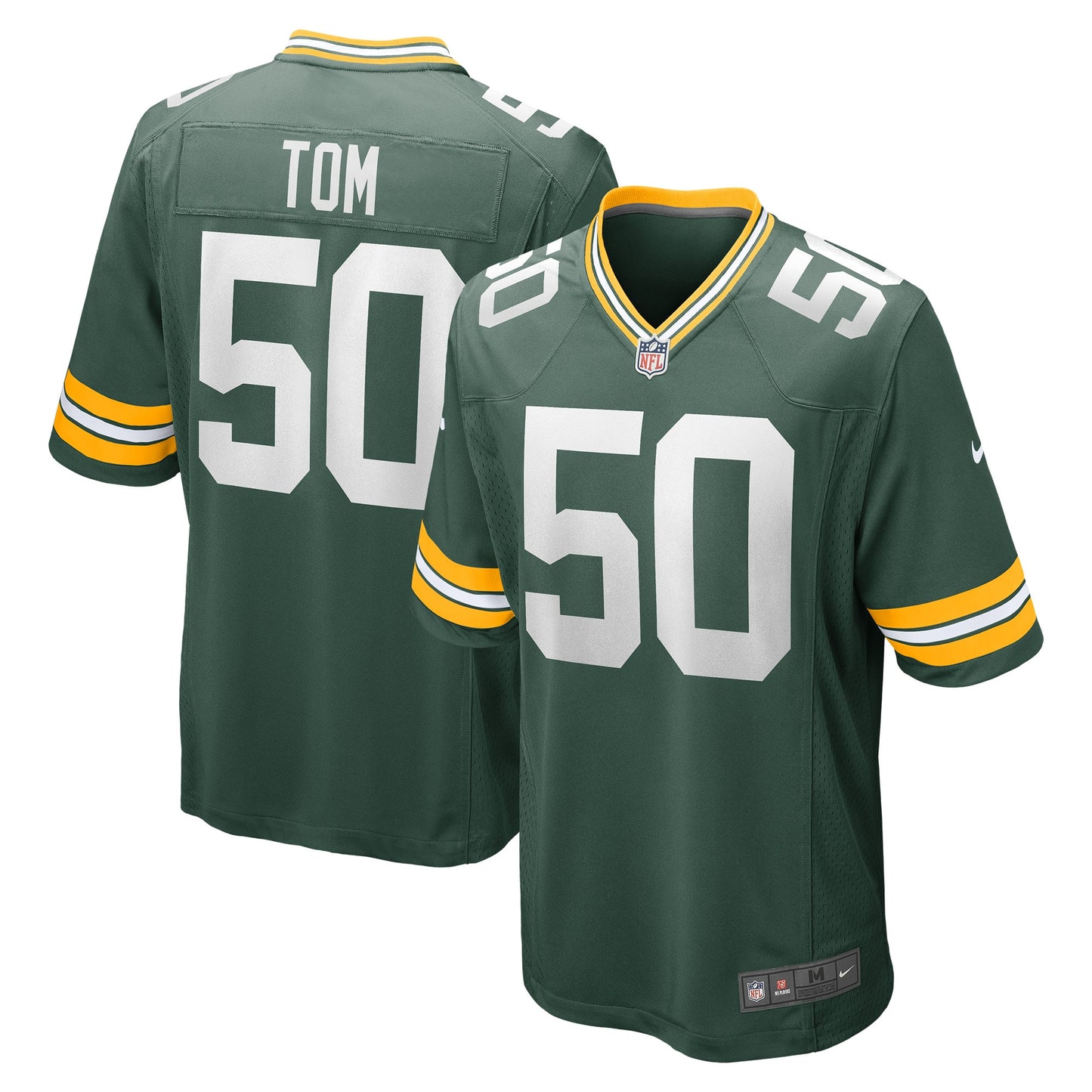 Zach Tom Green Bay Packers Nike Game Player Jersey - Green