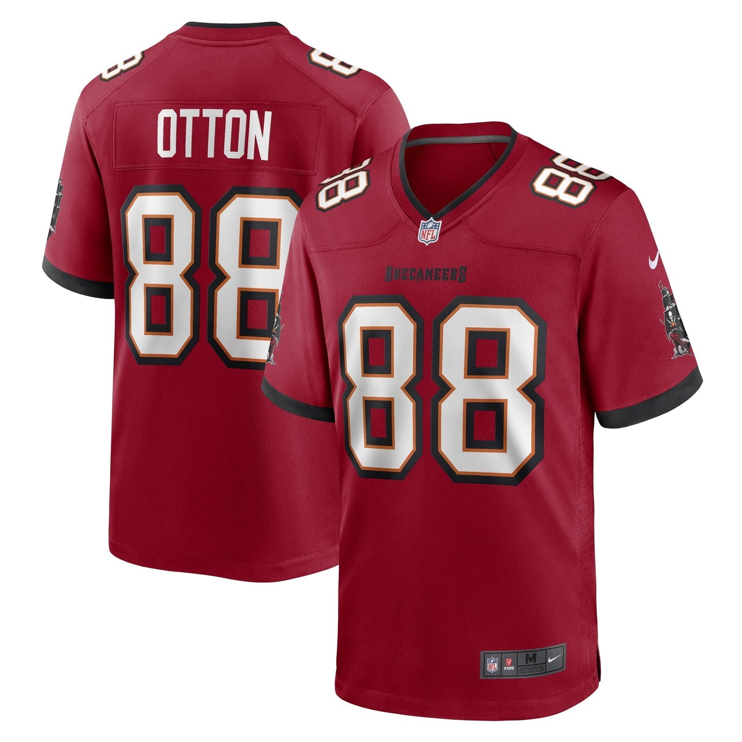 Men's Nike Cade Otton Red Tampa Bay Buccaneers Game Player Jersey