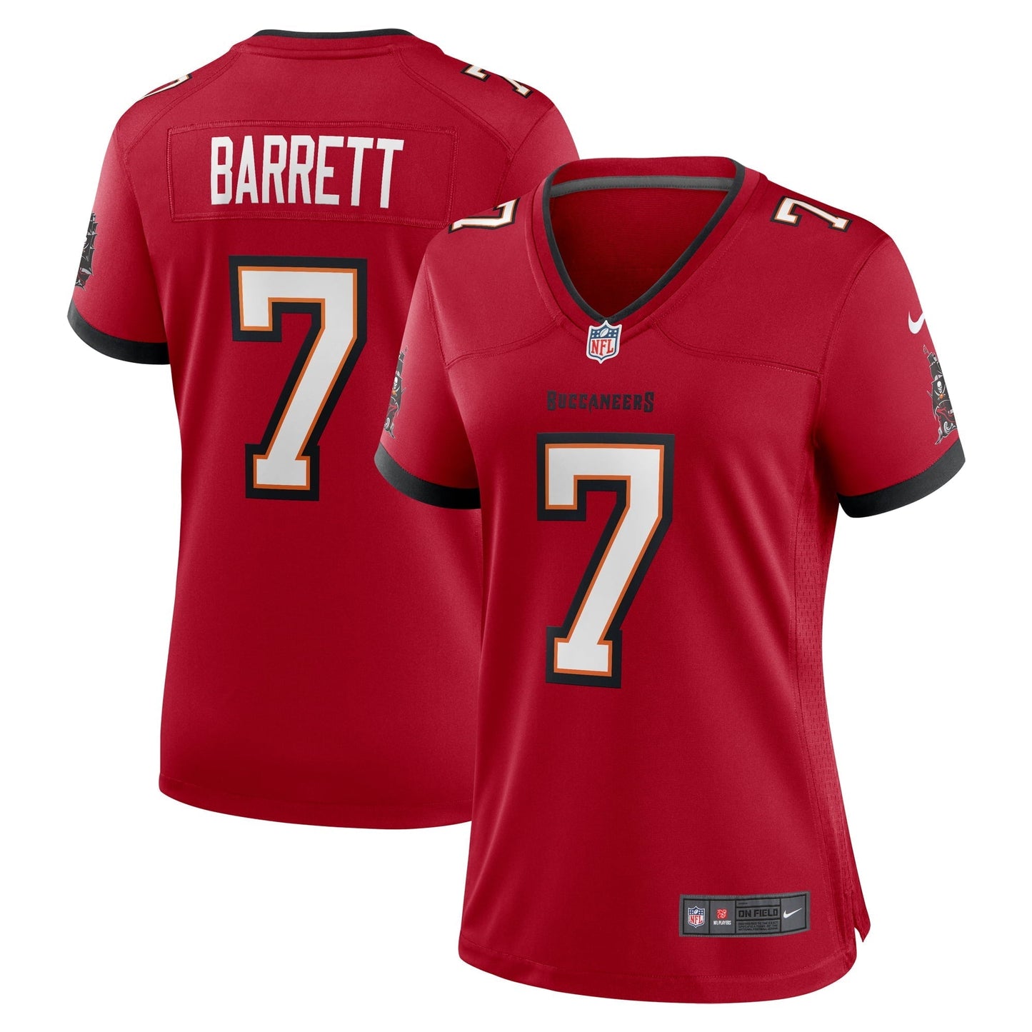 Women's Nike Shaquil Barrett Red Tampa Bay Buccaneers Game Player Jersey