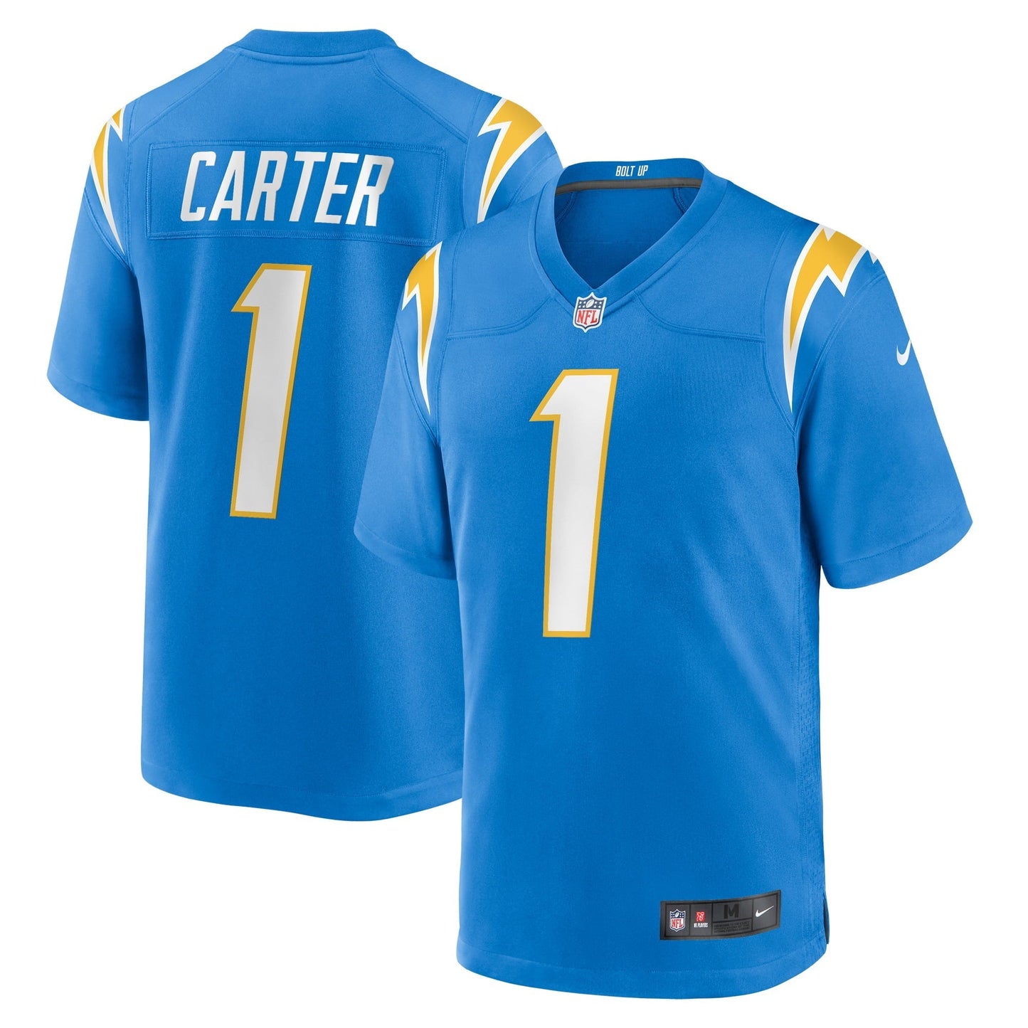 Men's Nike DeAndre Carter Powder Blue Los Angeles Chargers Home Game Player Jersey