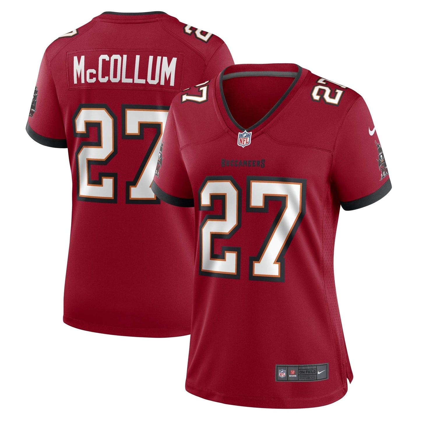 Women's Nike Zyon McCollum Red Tampa Bay Buccaneers Game Player Jersey