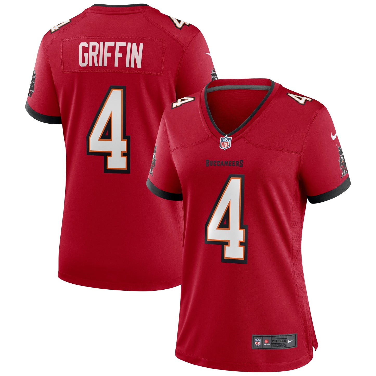 Women's Nike Ryan Griffin Red Tampa Bay Buccaneers Game Jersey