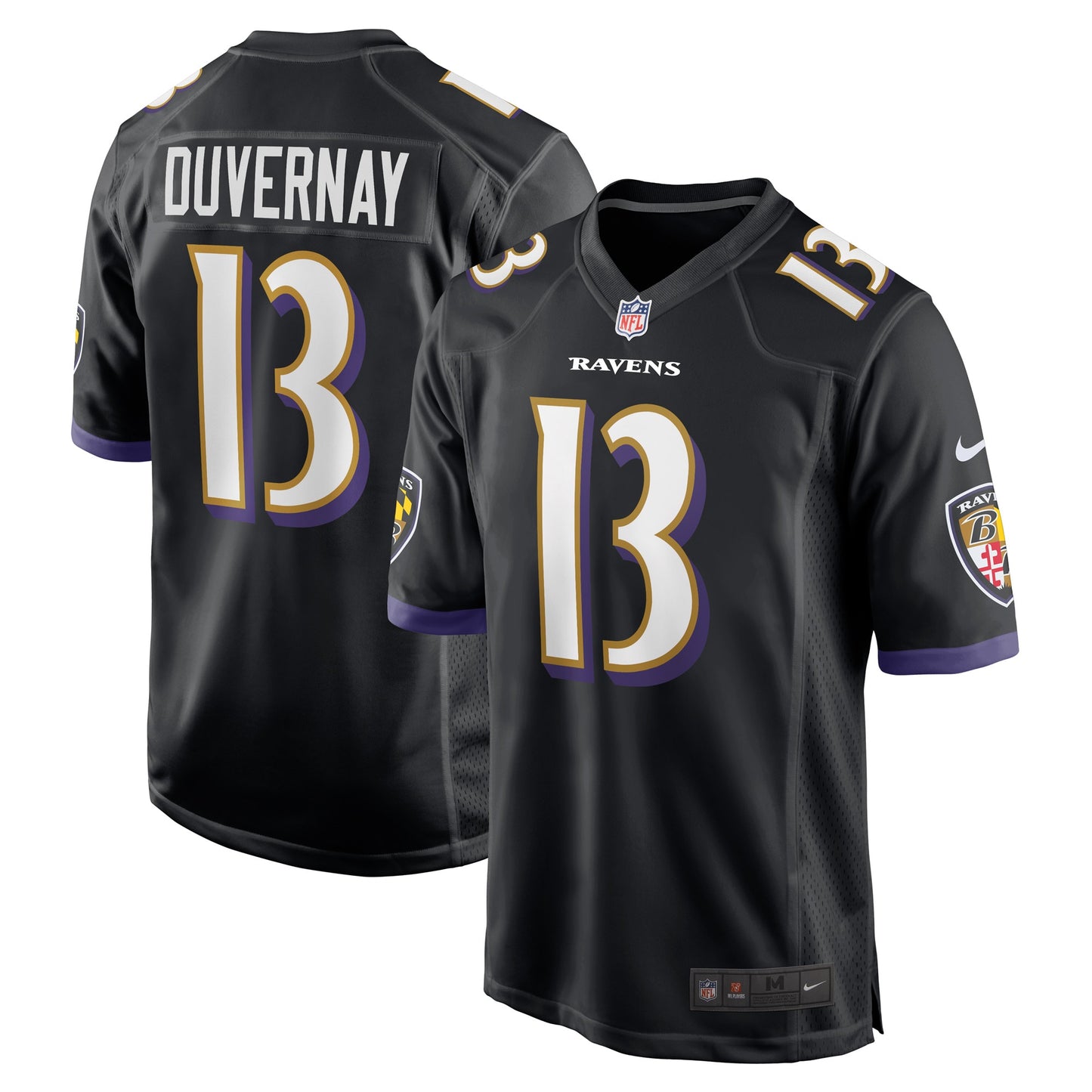 Devin Duvernay Baltimore Ravens Nike Game Player Jersey - Black