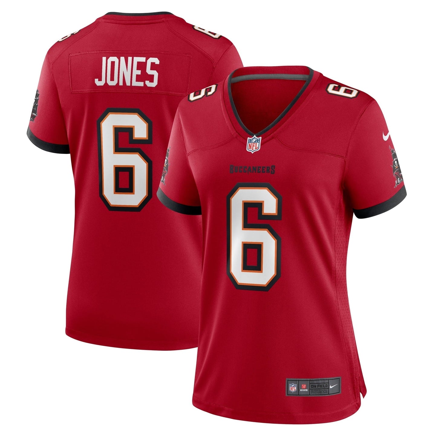 Women's Nike Julio Jones Red Tampa Bay Buccaneers Player Game Jersey