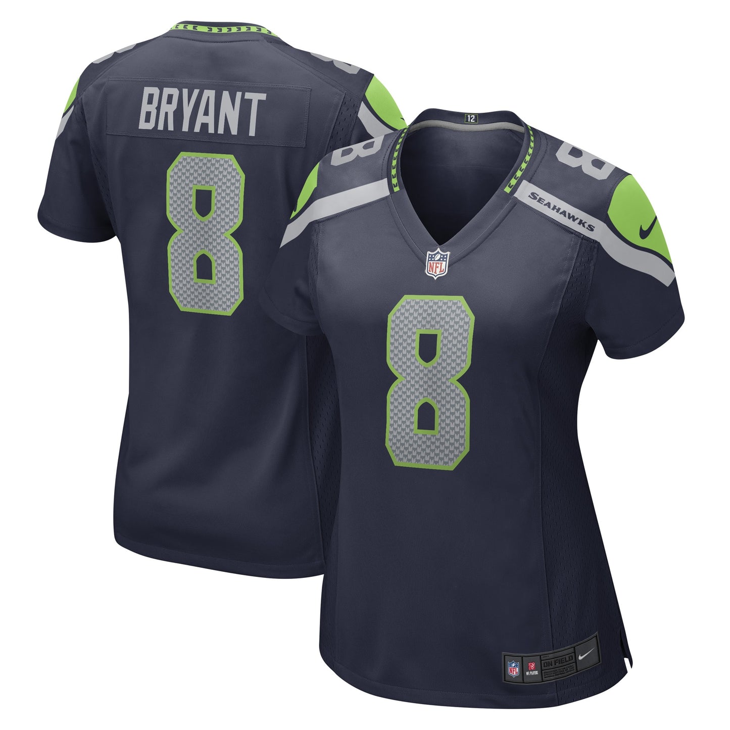 Coby Bryant Seattle Seahawks Nike Women's Game Player Jersey - College Navy