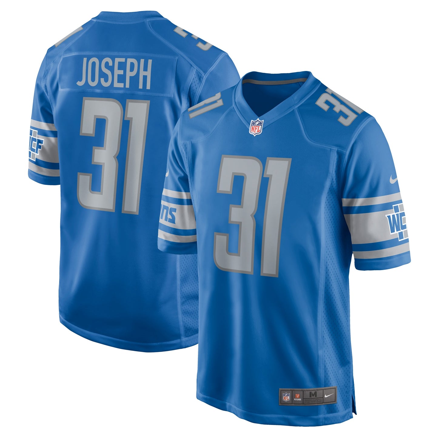 Kerby Joseph Detroit Lions Nike Player Game Jersey - Blue