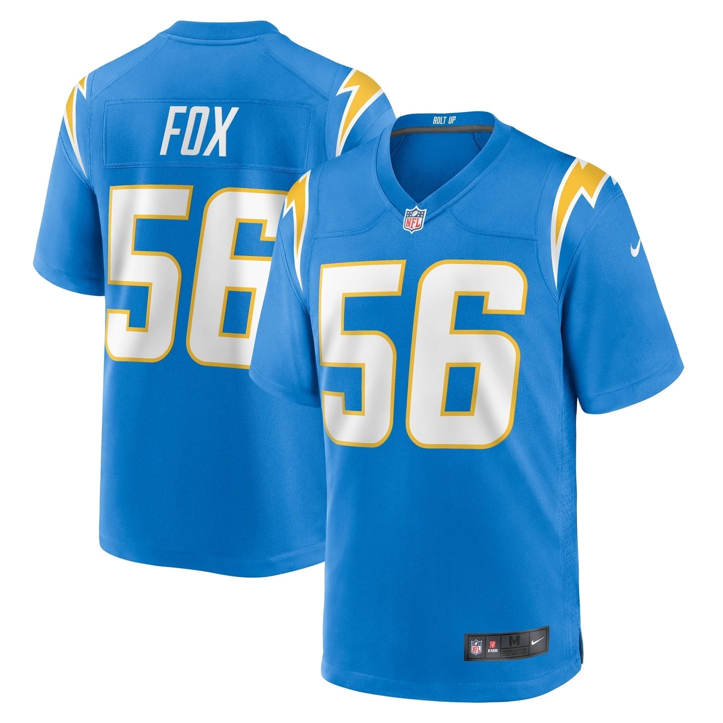 Men's Nike Morgan Fox Powder Blue Los Angeles Chargers Player Game Jersey
