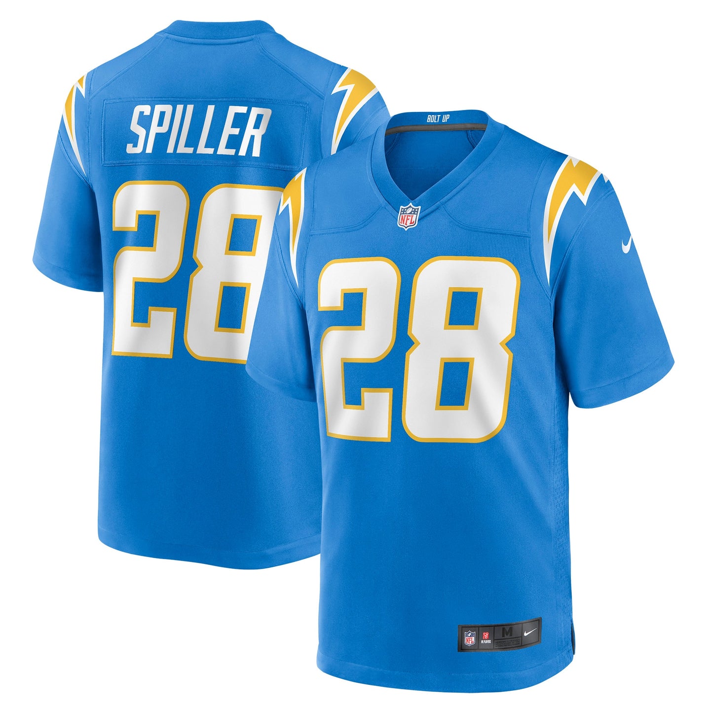 Isaiah Spiller Los Angeles Chargers Nike Game Jersey - Powder Blue