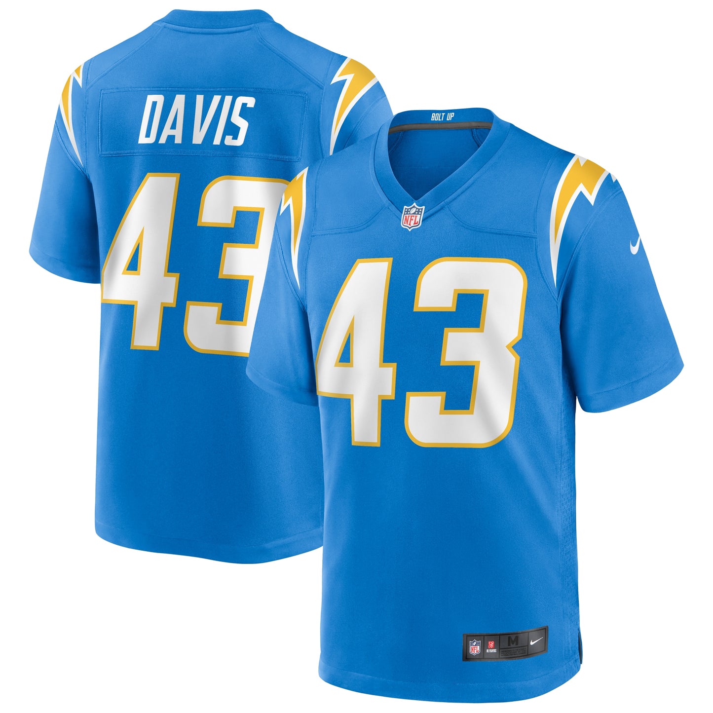 Michael Davis Los Angeles Chargers Nike Game Jersey - Powder Blue
