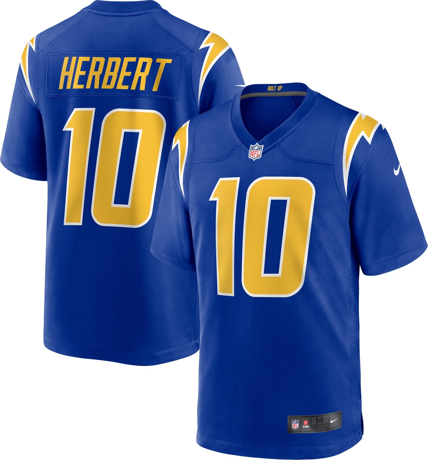Justin Herbert Los Angeles Chargers Nike 2nd Alternate Game Jersey - Royal