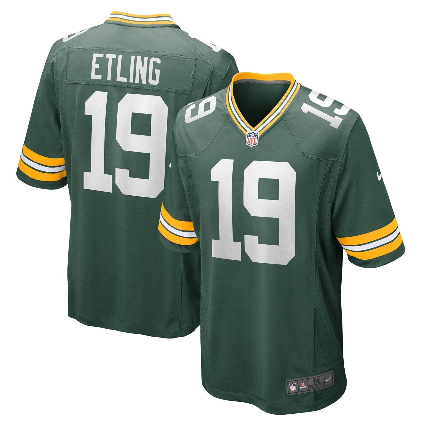 Men's Nike Danny Etling Green Green Bay Packers Game Player Jersey