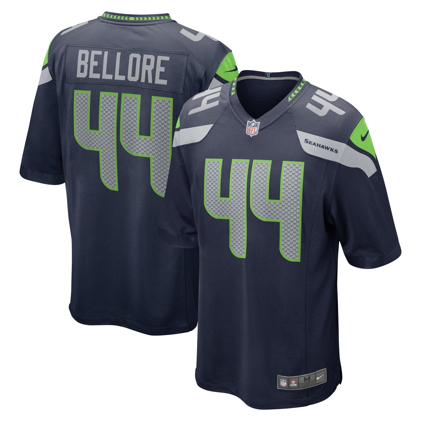 Nick Bellore Seattle Seahawks Nike Game Jersey - College Navy
