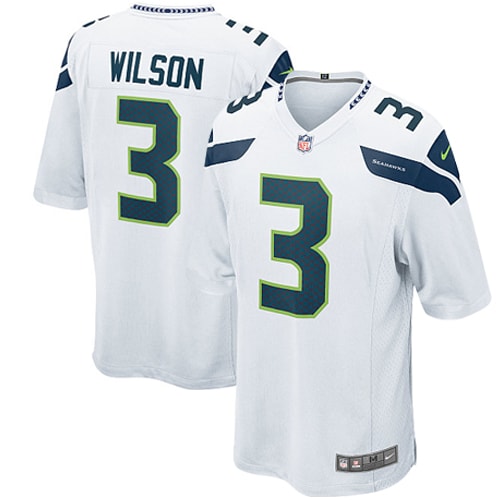 Russell Wilson Seattle Seahawks Nike Youth Game Jersey - White
